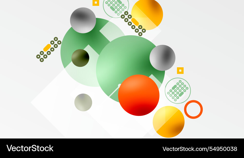 Circles and elements geometric abstract background Circles and elements geometric abstract background vector image