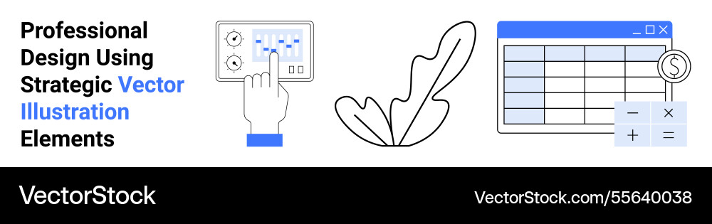 Digital tools and analytics with spreadsheet Digital tools and analytics with spreadsheet vector image