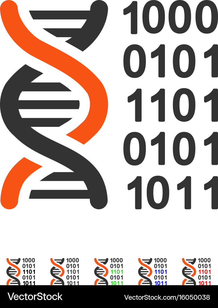 Generisches Code-Icon-Set Vektorbild