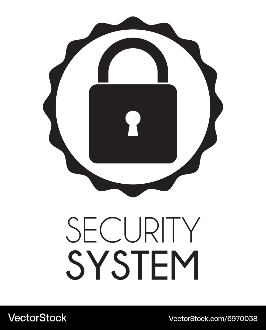 Security system and surveillance Royalty Free Vector Image