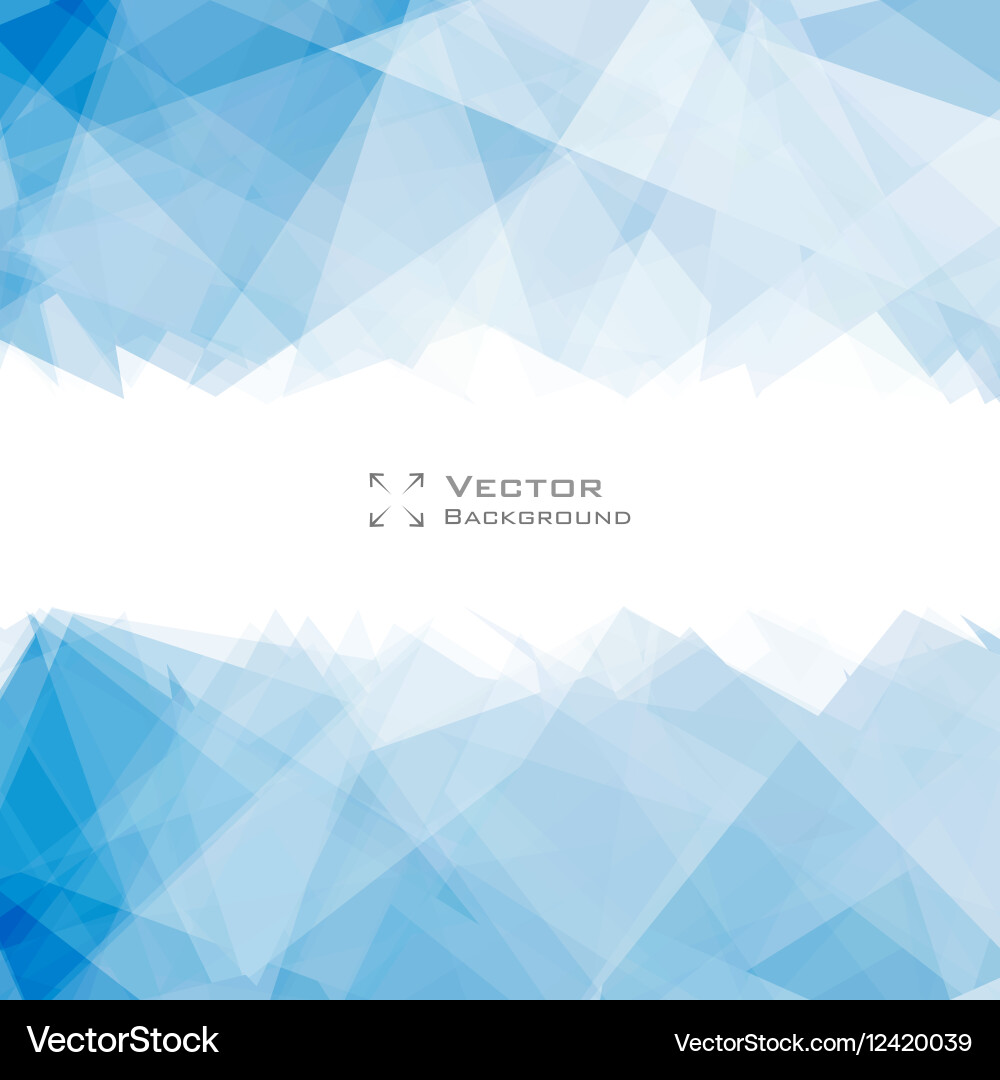 Abstract triangular background vector image