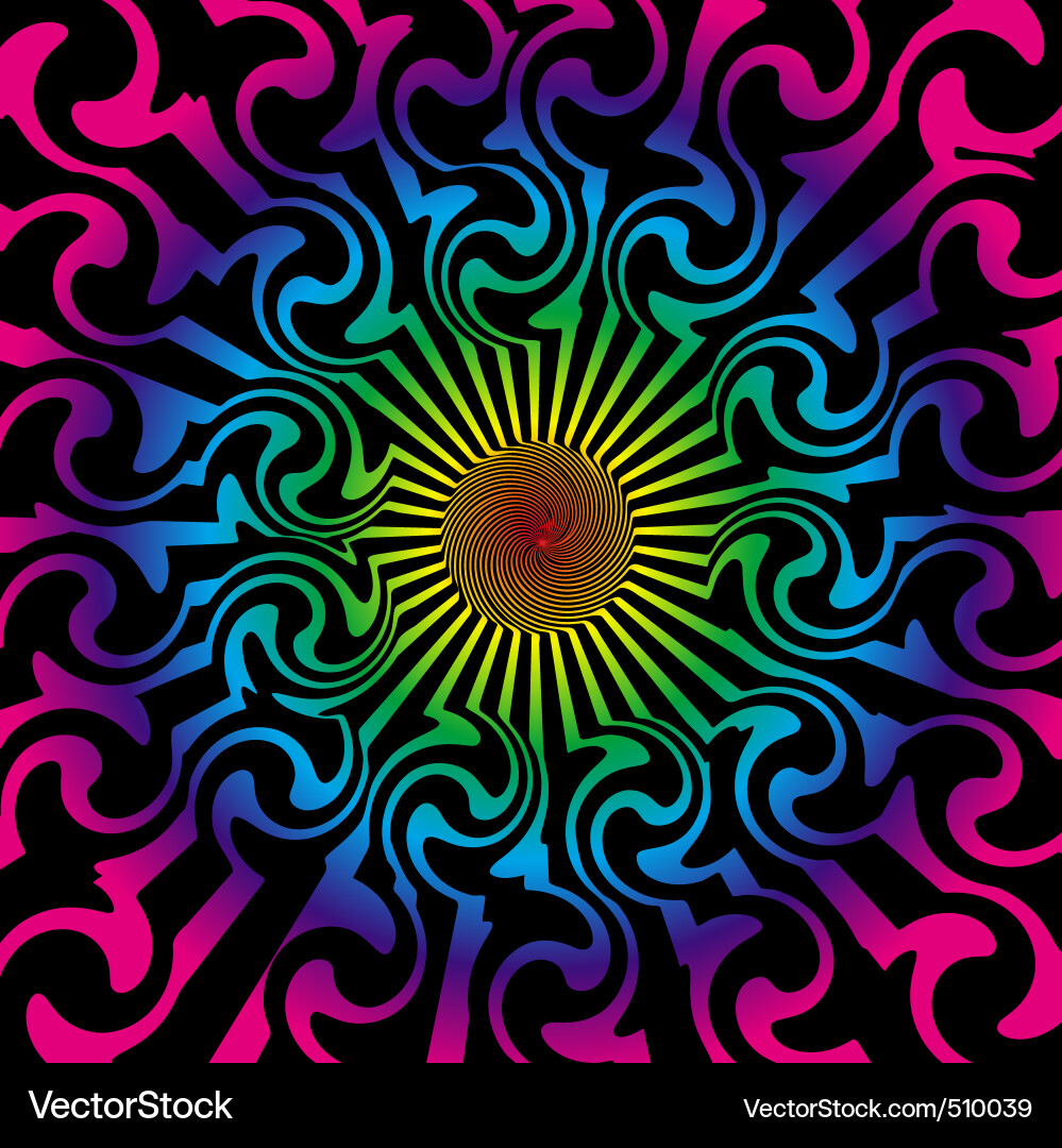 Bright abstraction in a format Vector Image