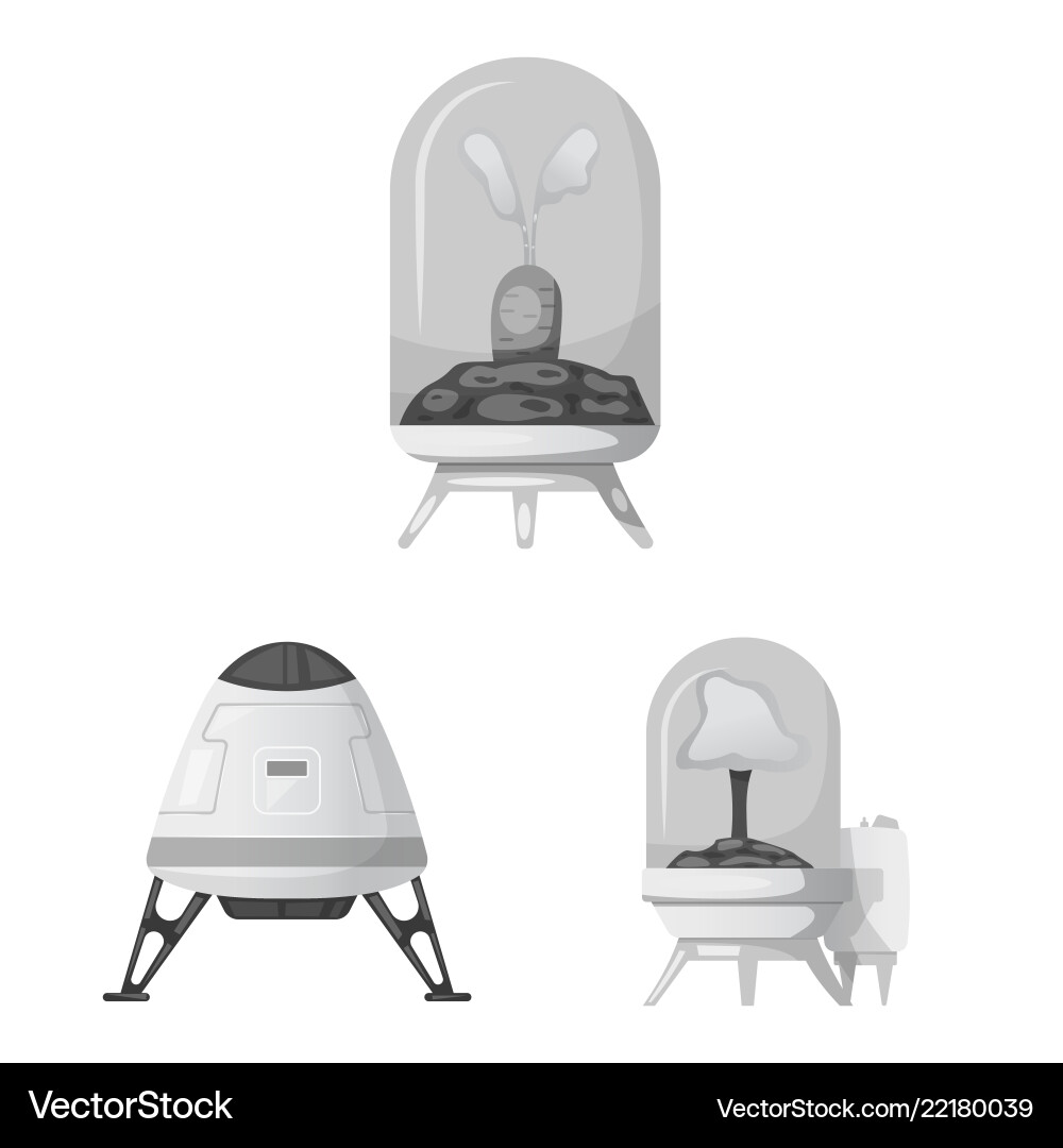 Design of mars and space symbol collection Design of mars and space symbol collection vector image