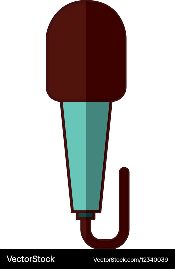 Microphone retro device icon Royalty Free Vector Image