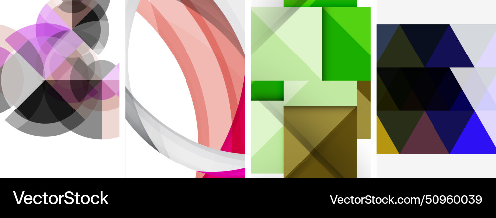 Minimal geometric abstract background with circles Minimal geometric abstract background with circles Vector Image