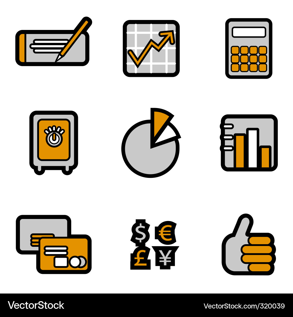 Office object icon vector image