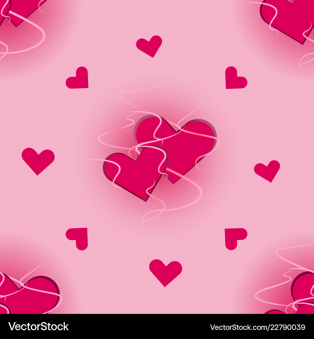 Seamless pattern of hearts for web design Seamless pattern of hearts for web design vector image