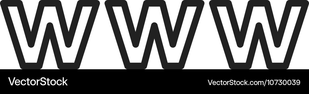 Web website www icon image can also be used vector image