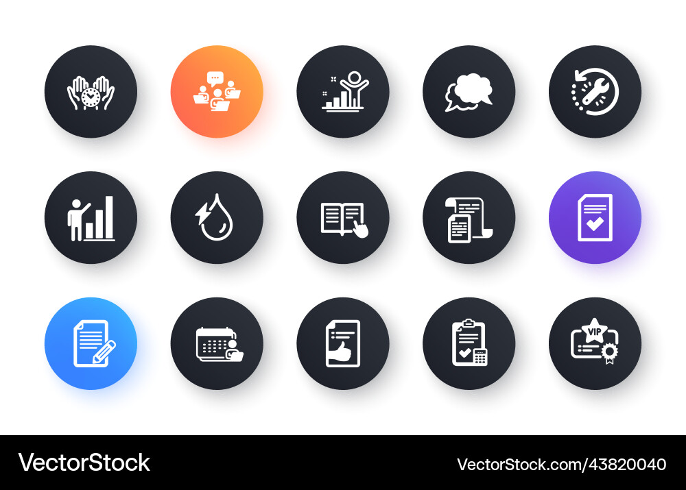 Minimal set of article checked file and winner Minimal set of article checked file and winner vector image