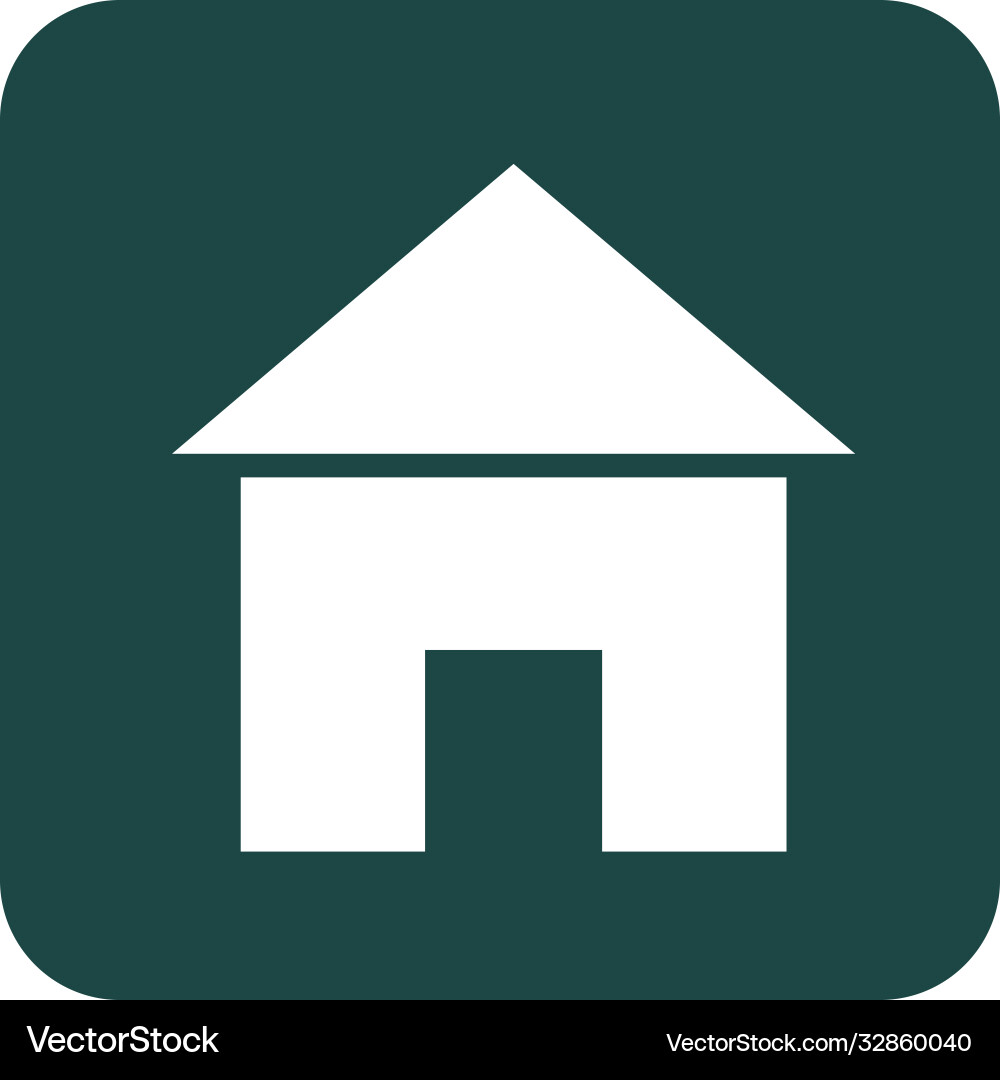 Mobile application homepage web button menu vector image