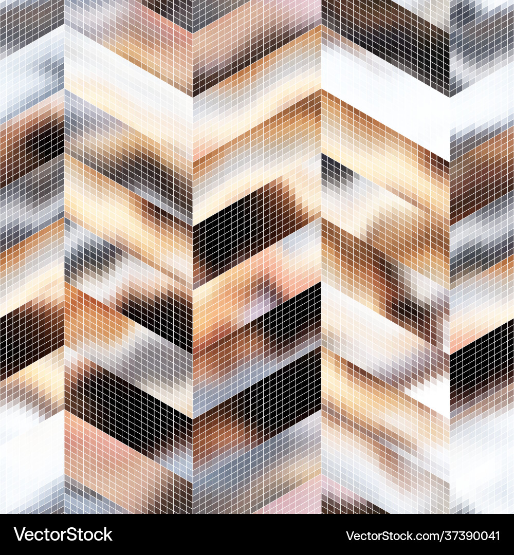 A seamless abstract pattern many elements Vector Image