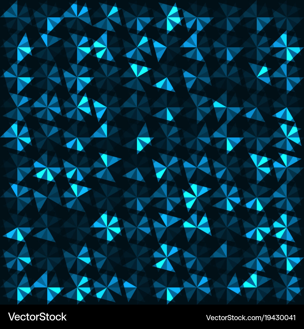 Abstract background of triangles vector image