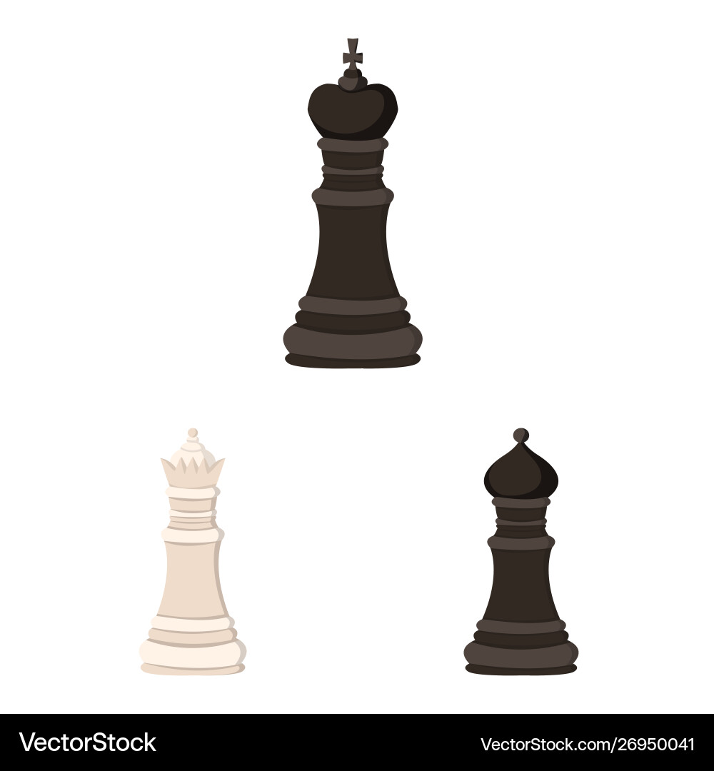 Chess and game symbol set Chess and game symbol set vector image