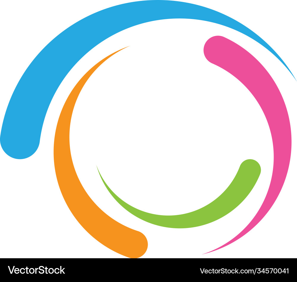 Circle logo Royalty Free Vector Image - VectorStock