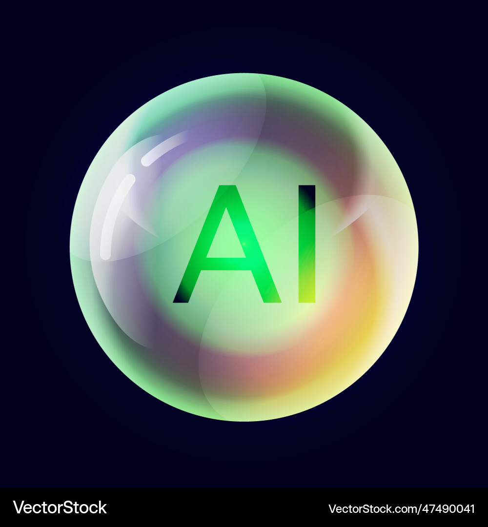 Conceptual technological of artificial vector image