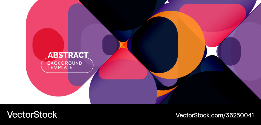 Modern geometric round shapes and dynamic lines Modern geometric round shapes and dynamic lines vector image