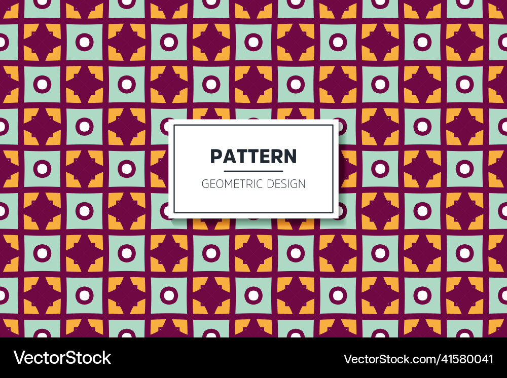 Seamless geometric pattern with colorful elements Seamless geometric pattern with colorful elements vector image