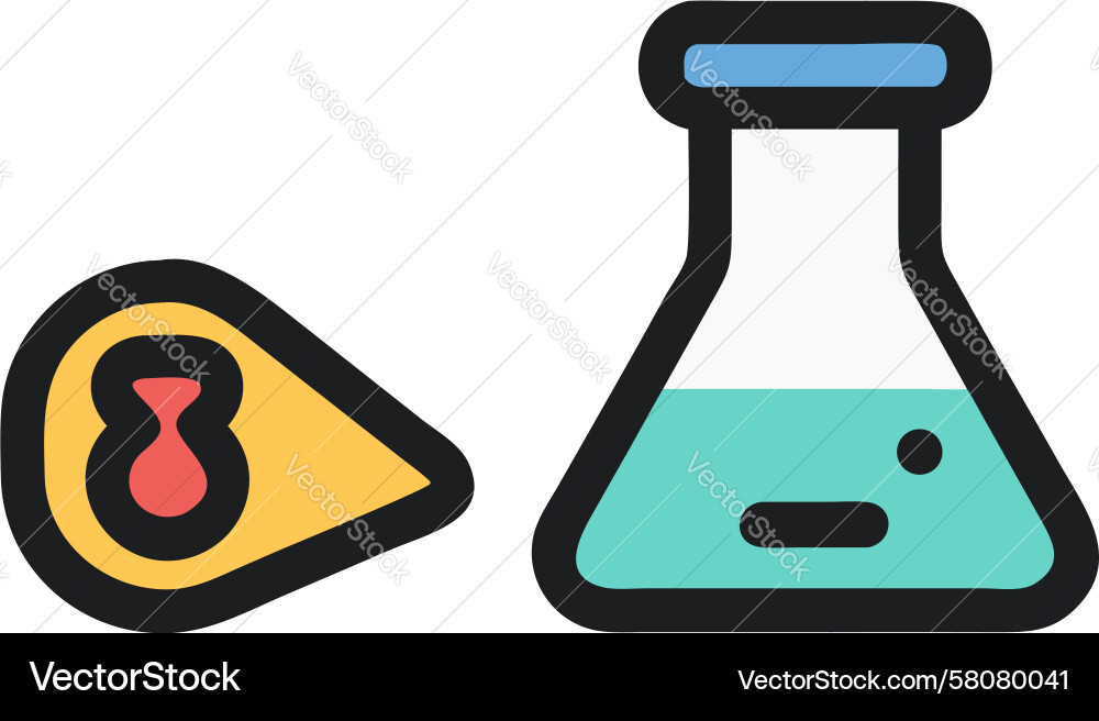 Secure Lab Access Icon Vector Image
