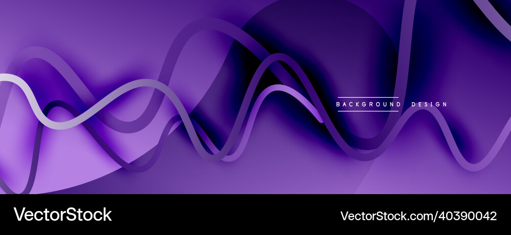 Abstract gradient background with wave line Abstract gradient background with wave line Vector Image