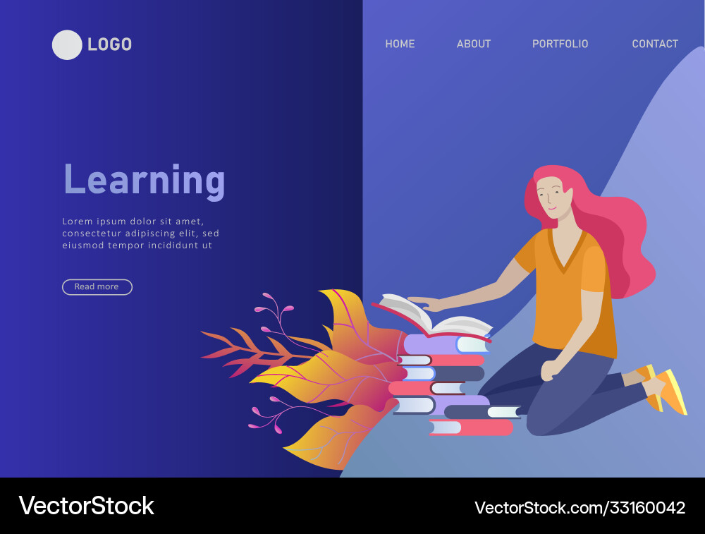 Set web page design templates with relaxed Set web page design templates with relaxed Vector Image
