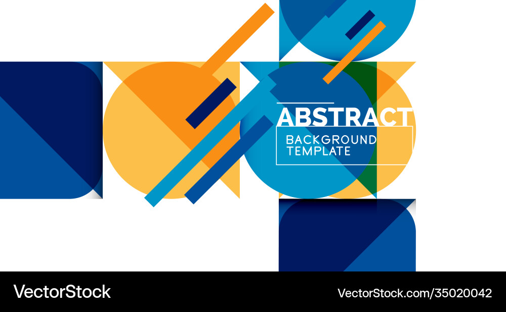 Simple circles and triangles abstract background Simple circles and triangles abstract background vector image