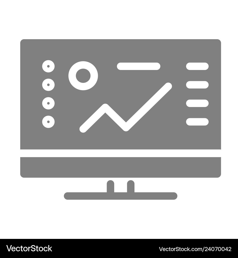 Software solid icon computer Software solid icon computer vector image