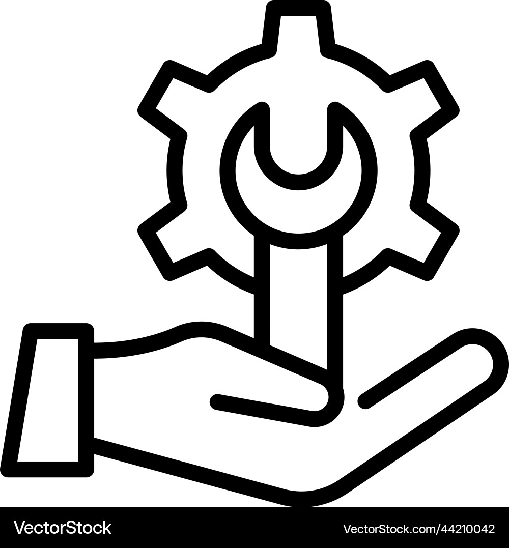 Tech help vector image