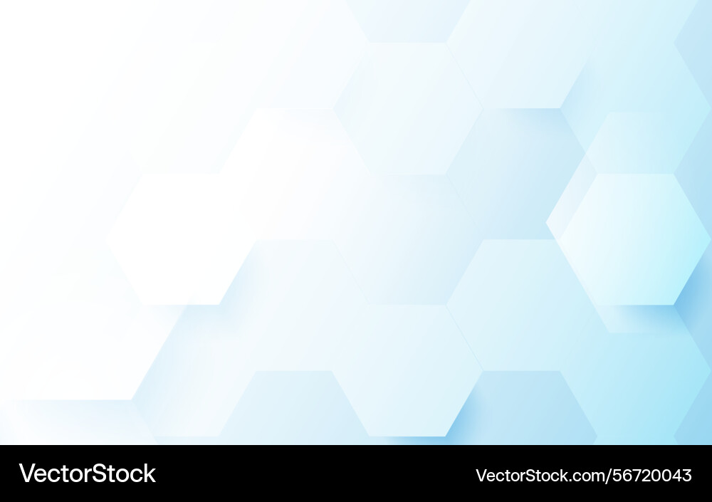 Abstract blue hexagonal background pattern Abstract blue hexagonal background pattern vector image