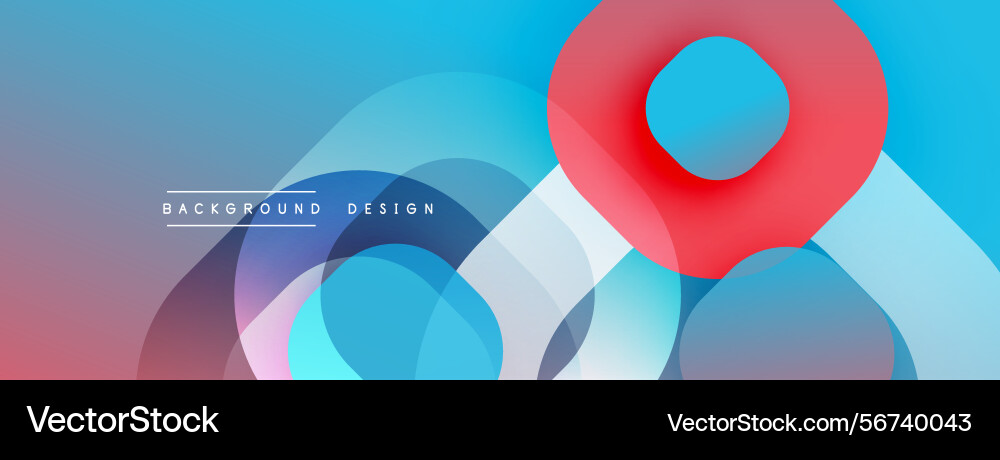 Abstract colorful layers create dynamic visual Abstract colorful layers create dynamic visual vector image