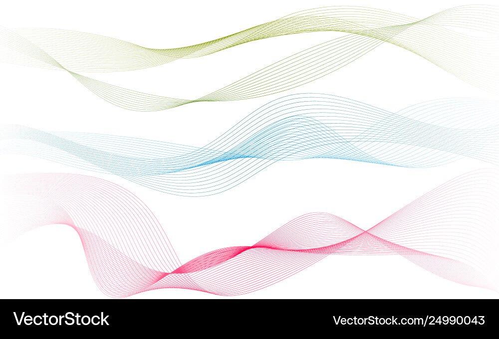 Abstract colorful wave element for design Abstract colorful wave element for design vector image