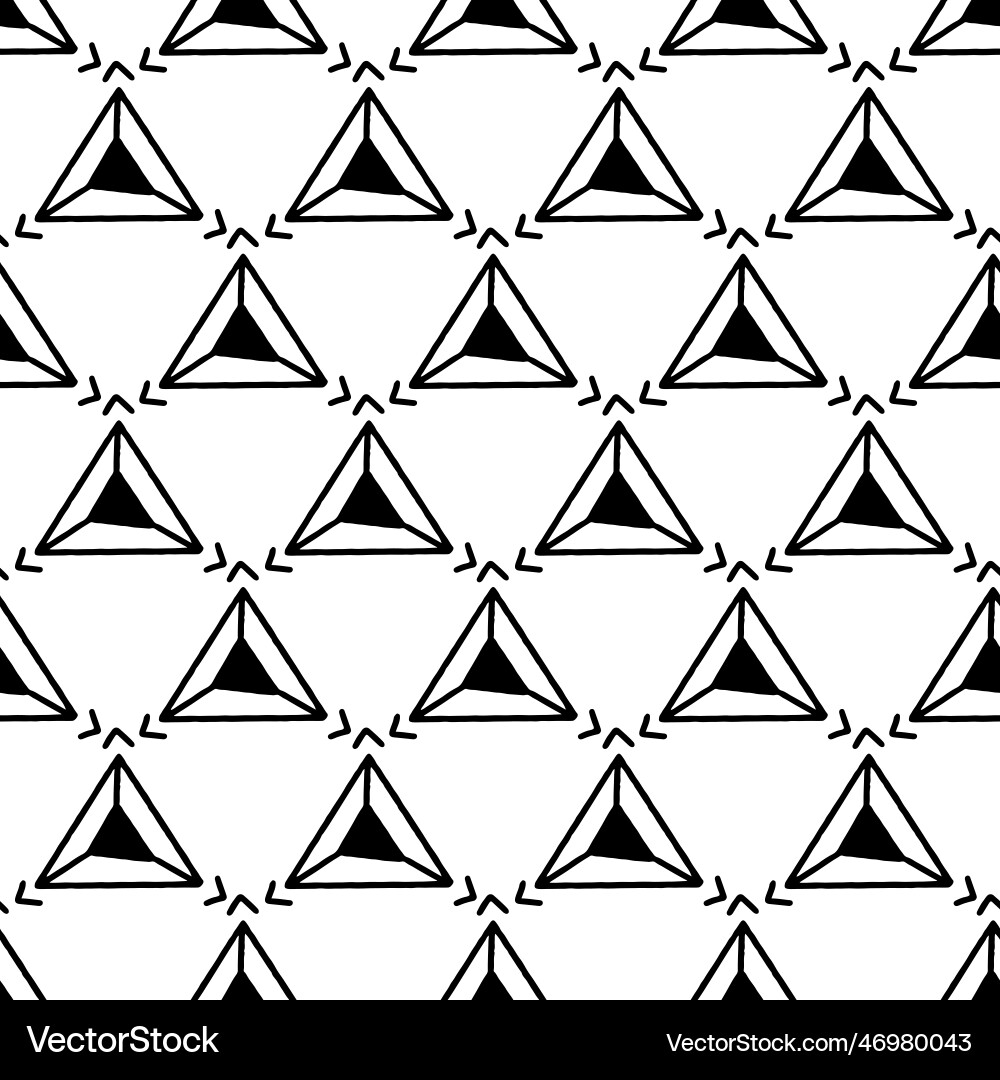 Abstract triangular geometric seamless pattern Abstract triangular geometric seamless pattern Vector Image