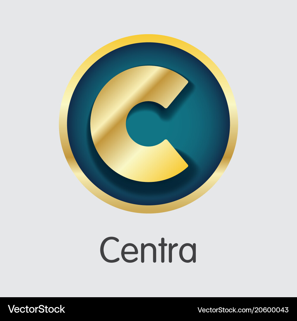 Centra digital currency ctr icon – Royalty-Free Vector | VectorStock