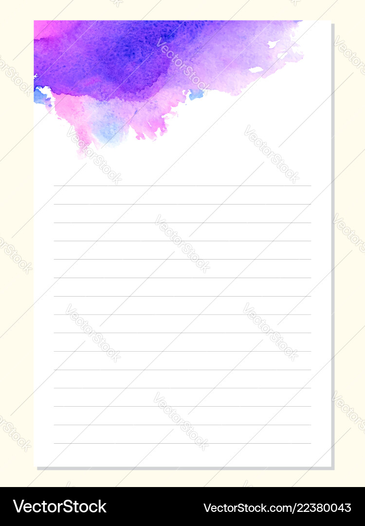 Notes to do list daily planner template vector image