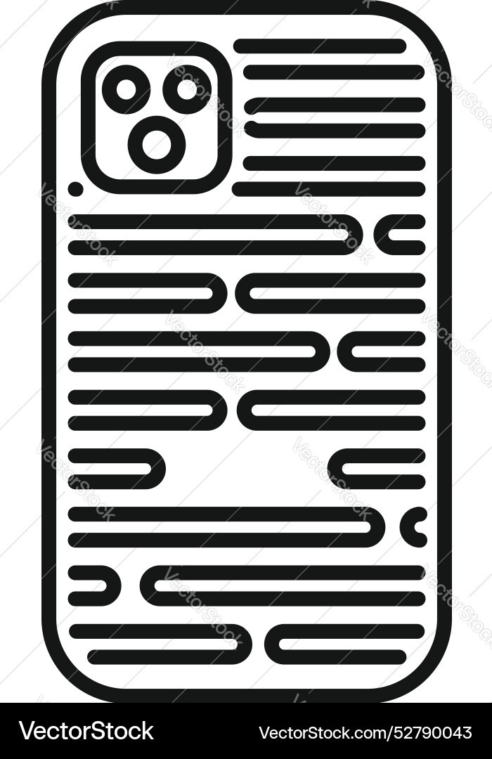 Smartphone showing printed circuit board pattern Smartphone showing printed circuit board pattern vector image