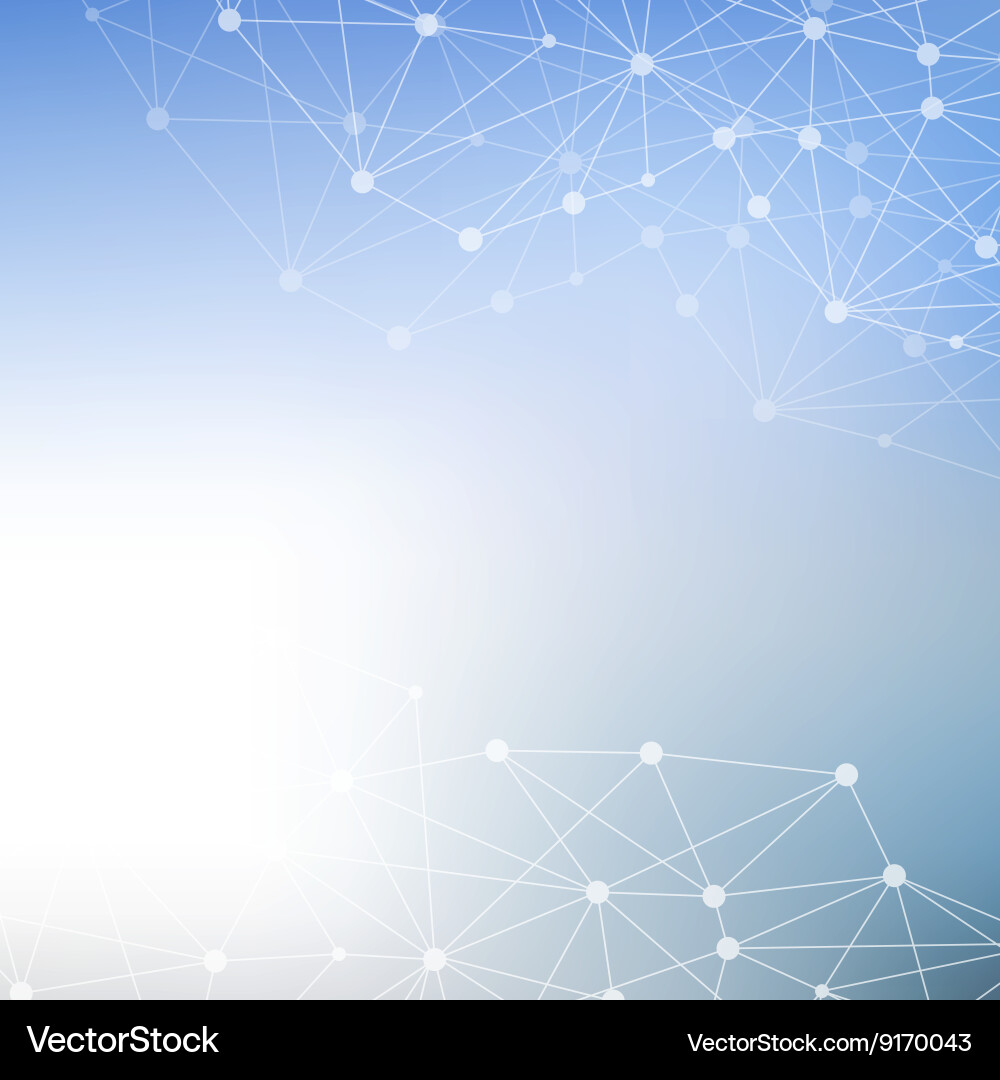 Structure molecule and communication dna atom Vector Image