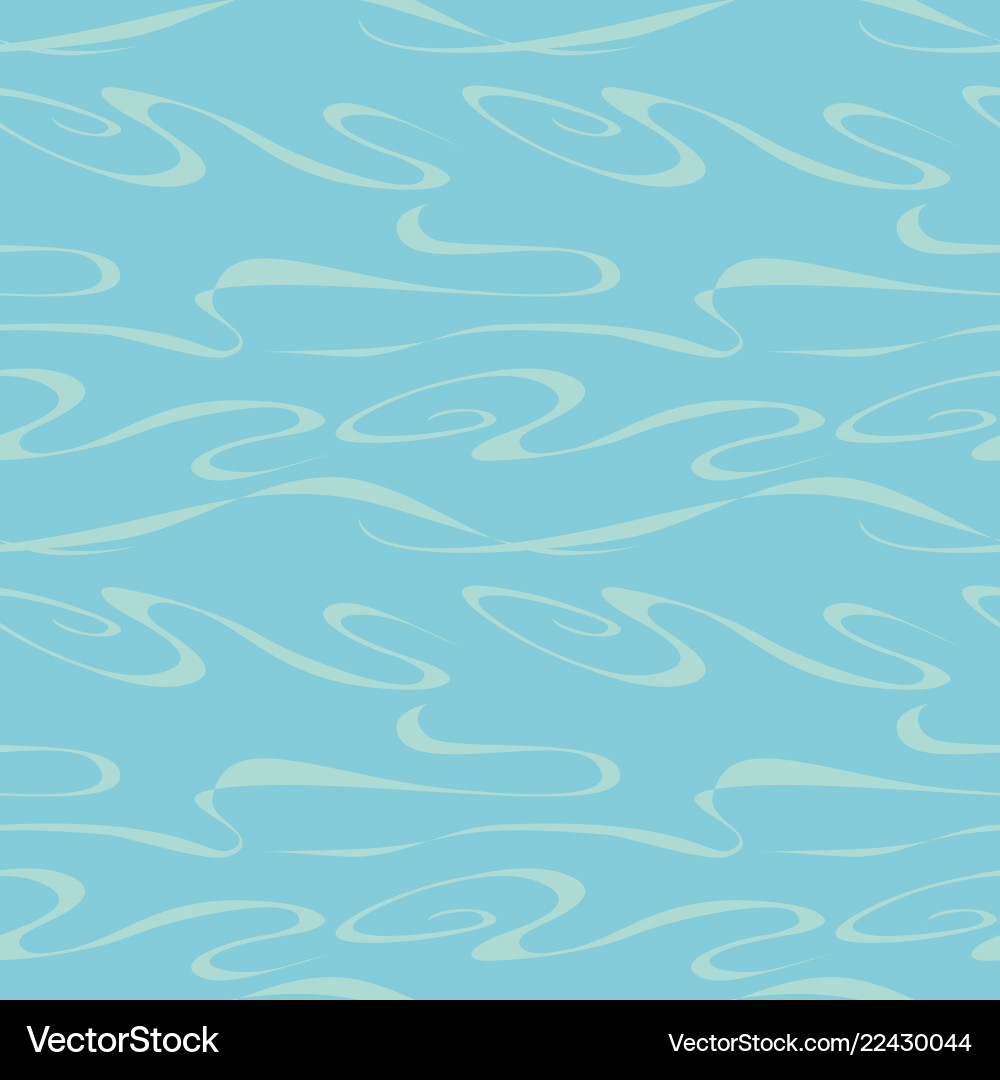 Abstract pattern waves or curls Vector Image