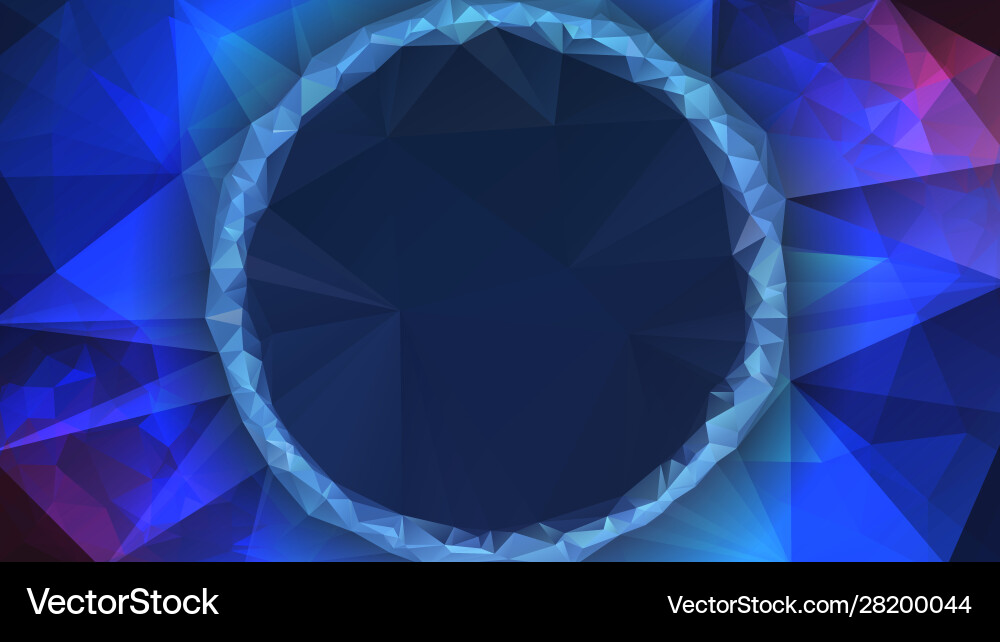 Abstract polygon background futuristic triangle Vector Image