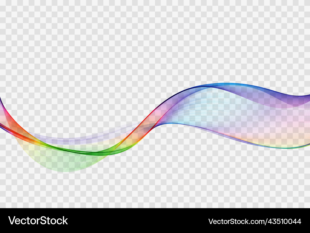 Abstract wavy color spectrum wave design Abstract wavy color spectrum wave design vector image