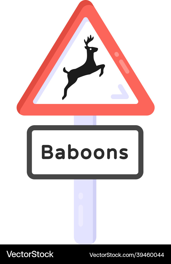 Animal road Vector Image