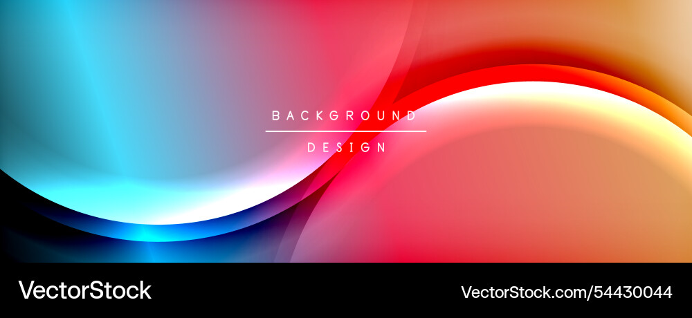 Gradient and shadow wave line geometric background Gradient and shadow wave line geometric background vector image