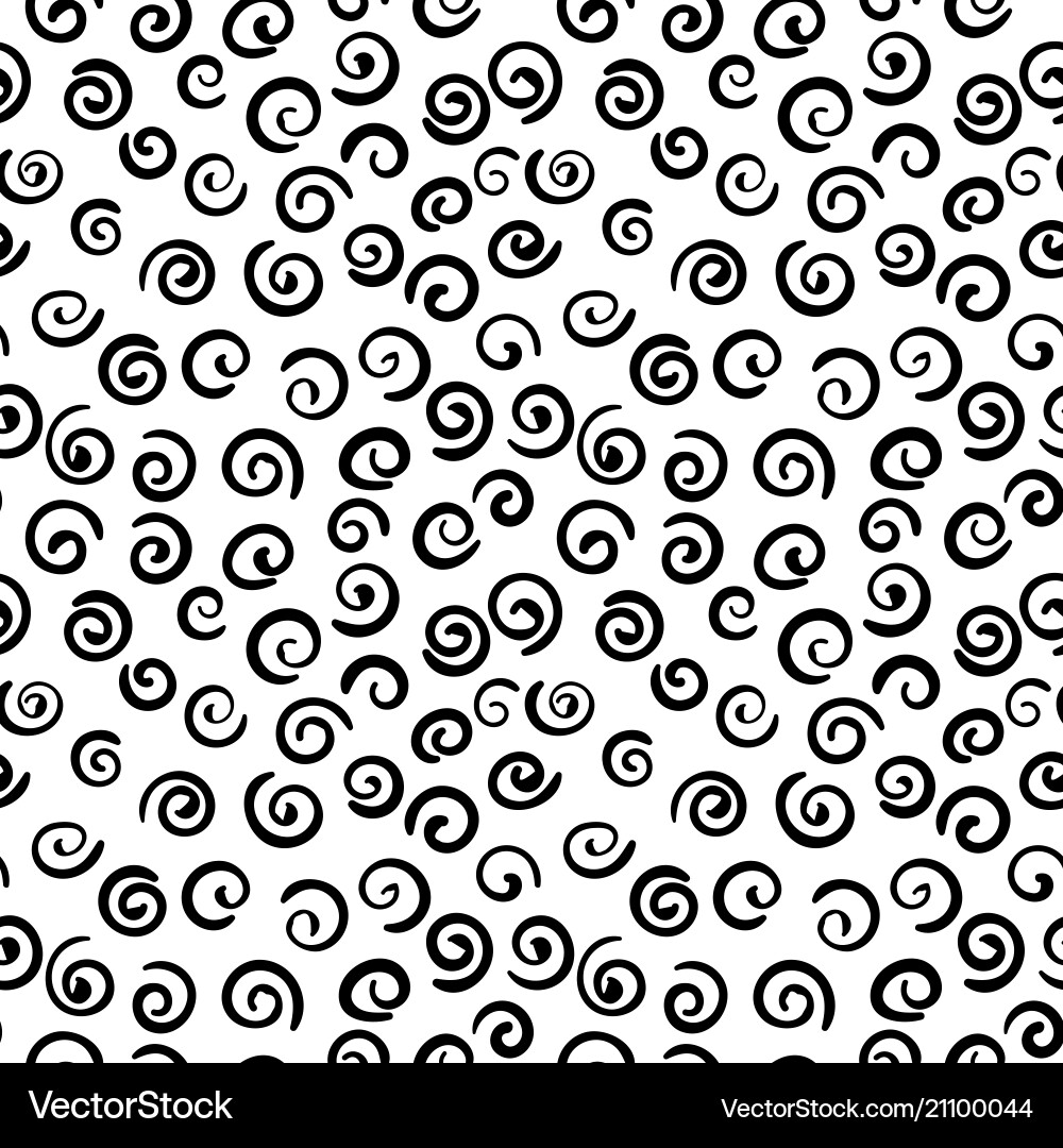 Hand Drawn Seamless Pattern vector image