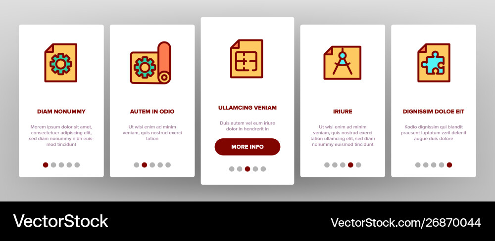 Technical documentation onboarding Technical documentation onboarding vector image