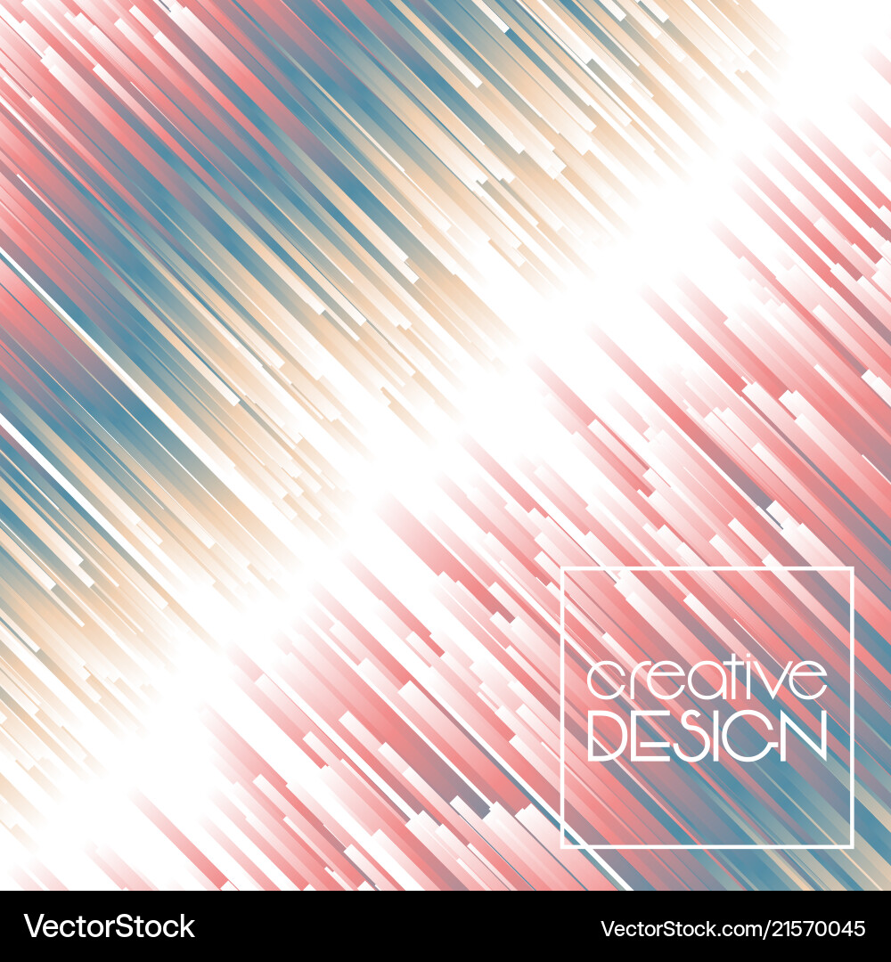 Abstract background with striped pattern vector image