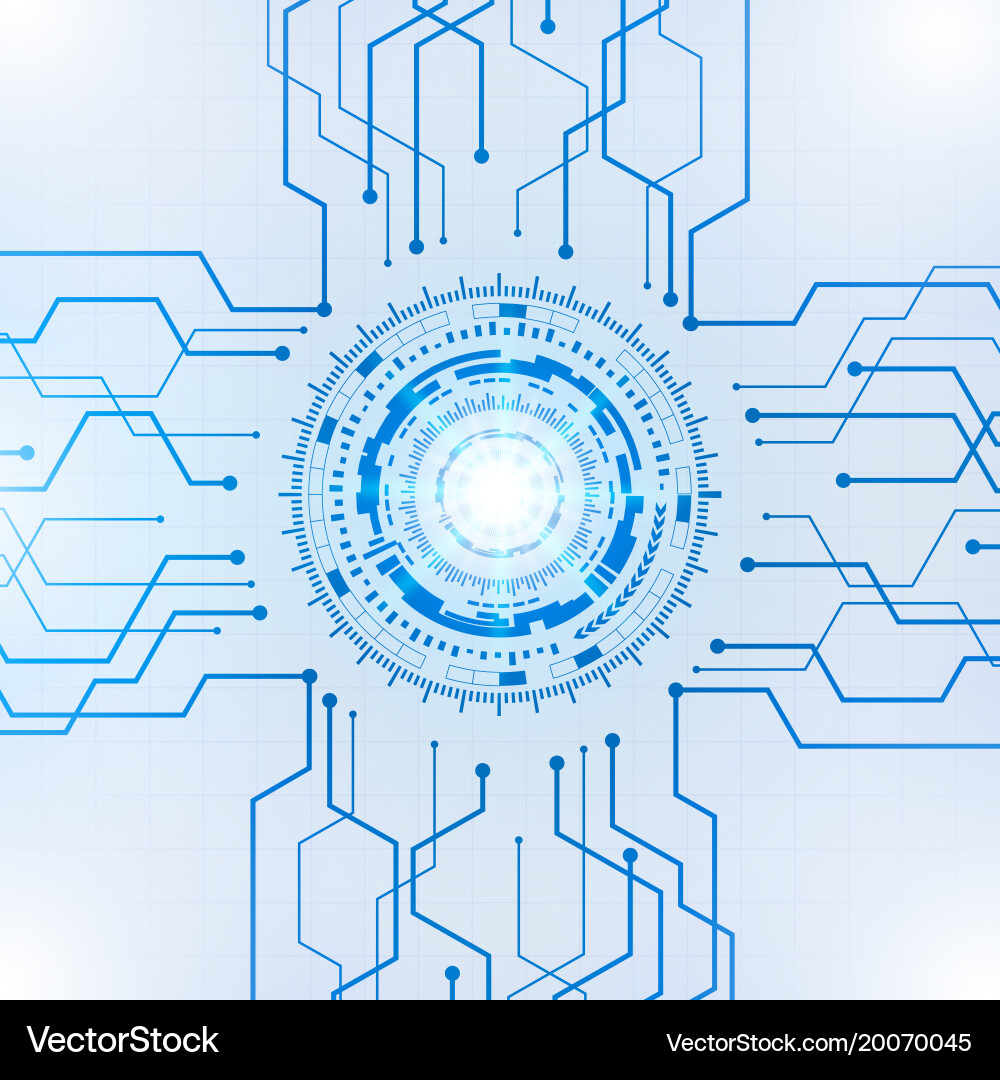 Abstract technological background Vector Image