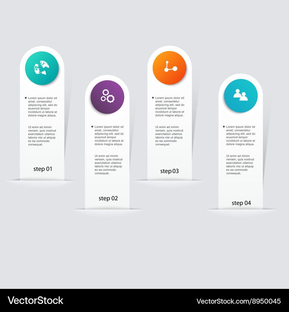 Data Visualization Dashboard vector image
