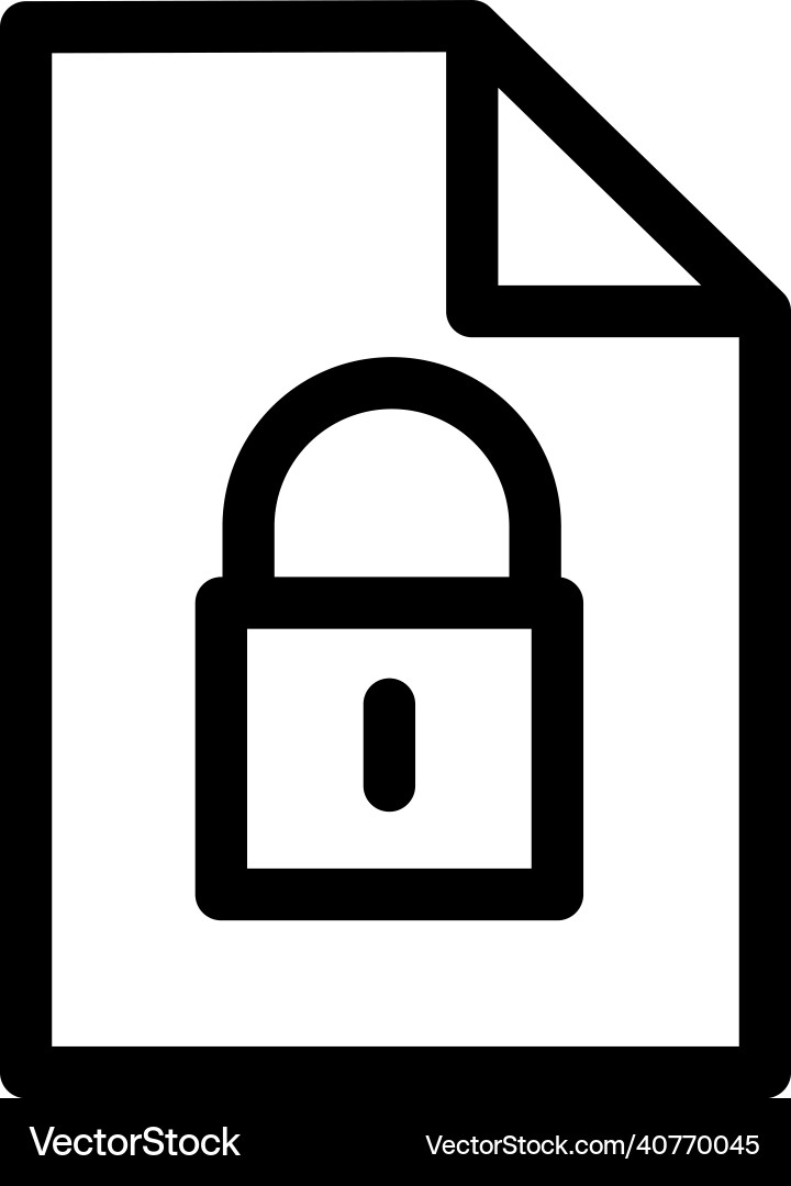Document file page paper icon vector image