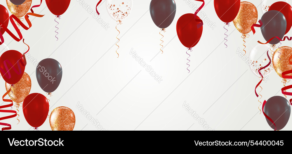 Holiday background with red black and white Holiday background with red black and white vector image