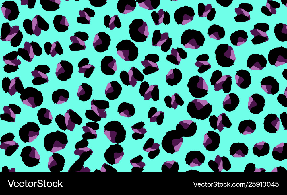 Leopard print animal skin pattern Royalty Free Vector Image