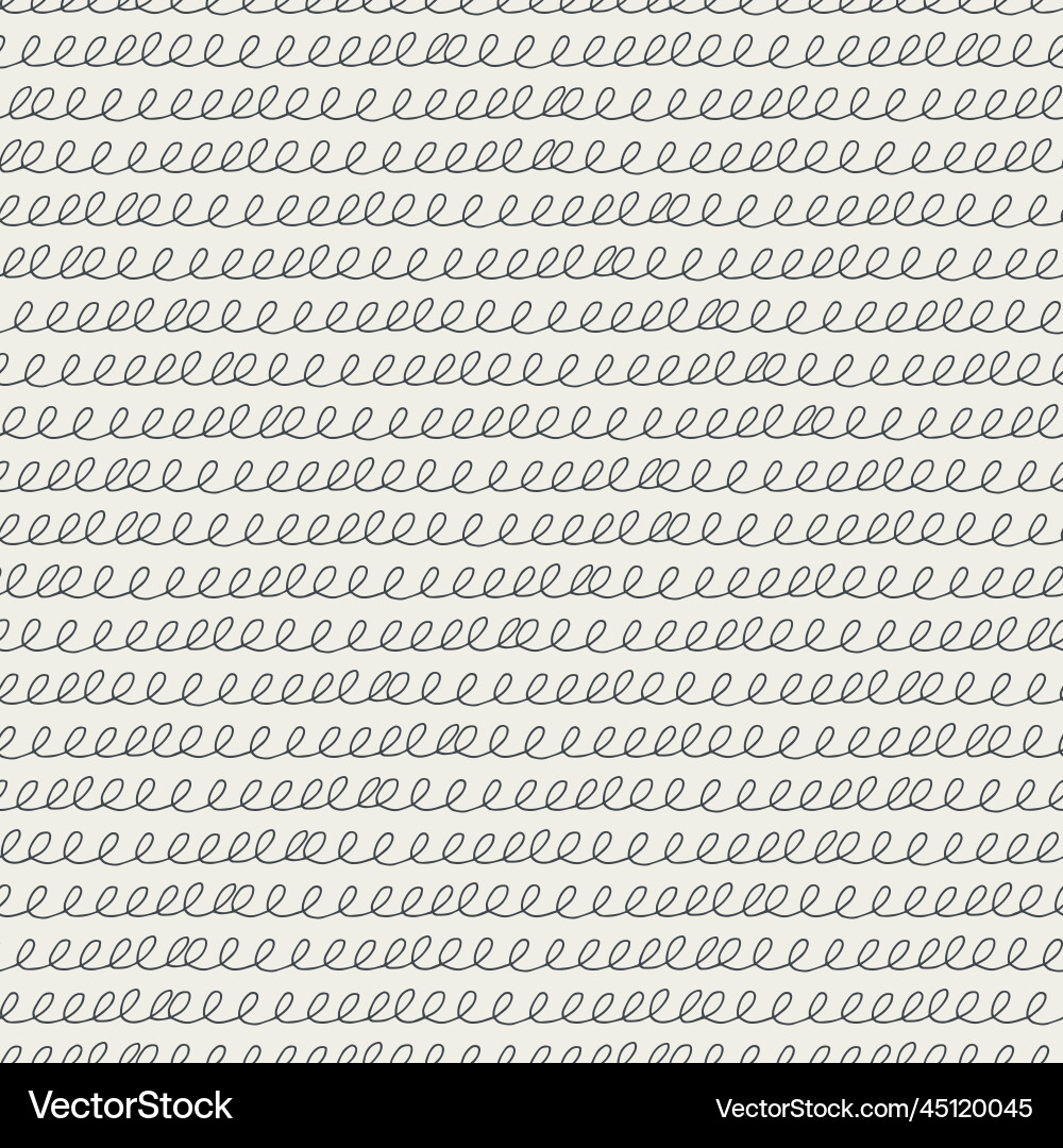 Seamless pattern based on scribble writing Vector Image
