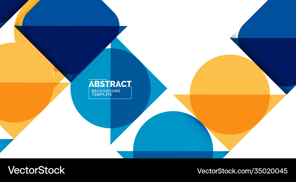 Simple circles and triangles abstract background Simple circles and triangles abstract background vector image